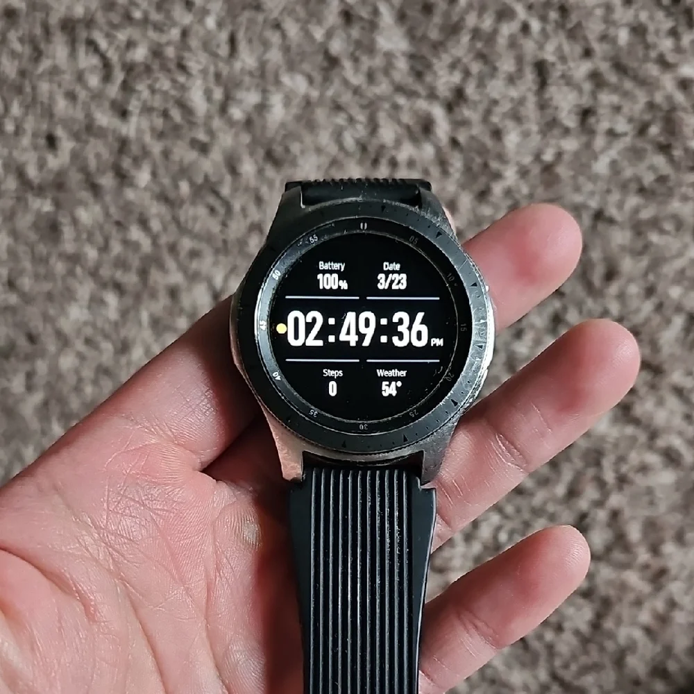 Samsung Galaxy Watch with Charger